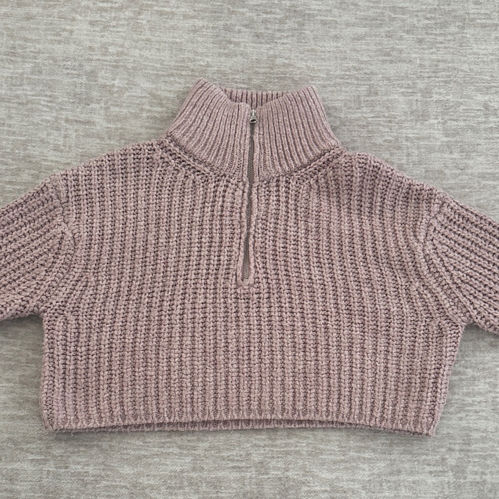 Garage Mauve Cowl Neck Sweater
